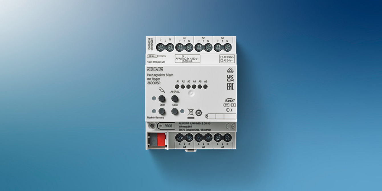 KNX Heizungsaktor 6-fach bei Wiedmann Elektrotechnik in Burgthann / Großvoggenhof