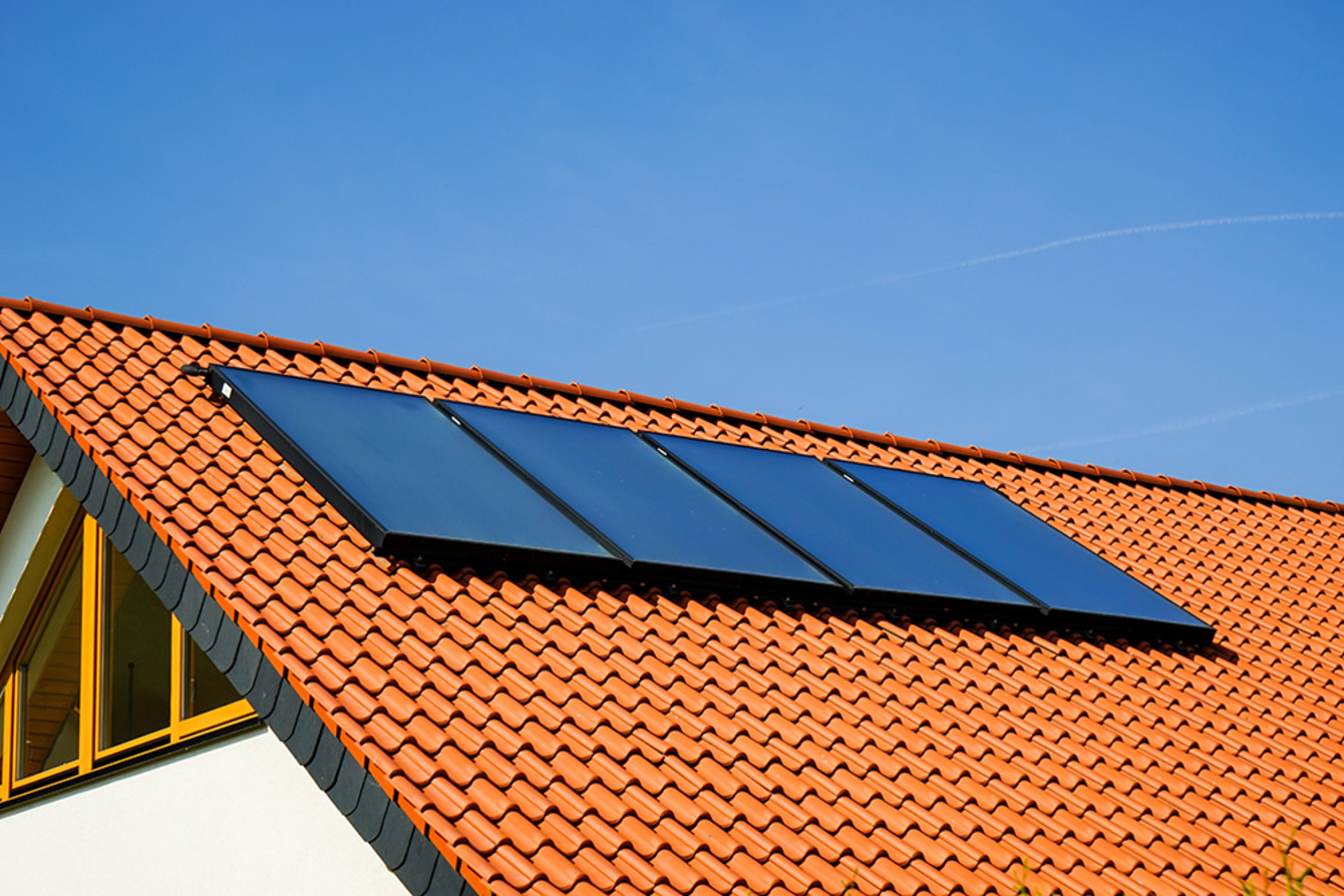 Solarthermie bei Wiedmann Elektrotechnik in Burgthann / Großvoggenhof