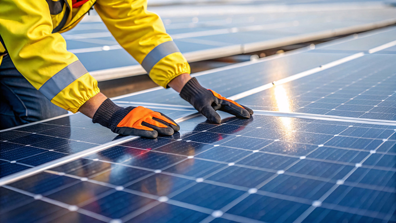 PV-Anlagen bei Wiedmann Elektrotechnik in Burgthann / Großvoggenhof