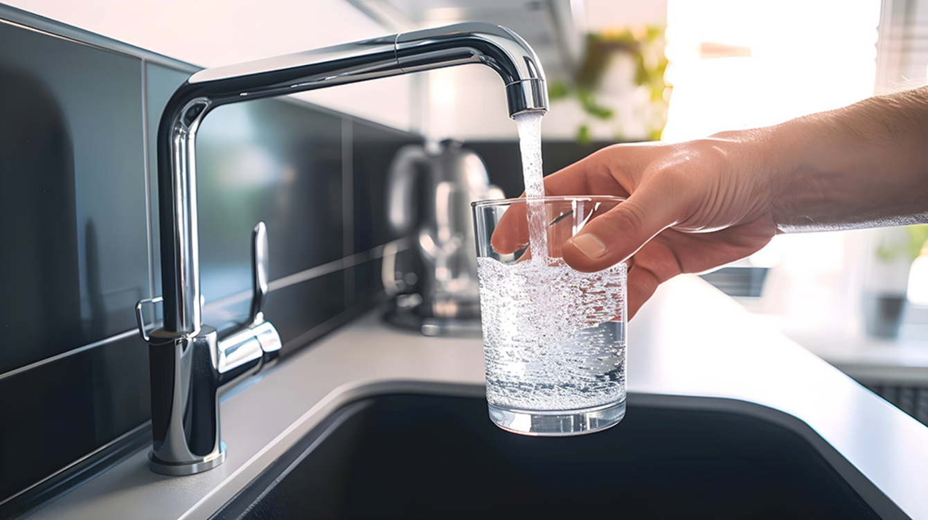 Trinkwasser­installation bei Wiedmann Elektrotechnik in Burgthann / Großvoggenhof